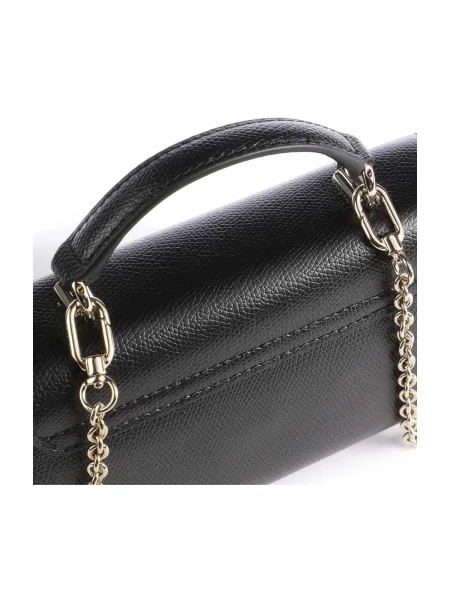 Geantă de mână Furla din piele negru