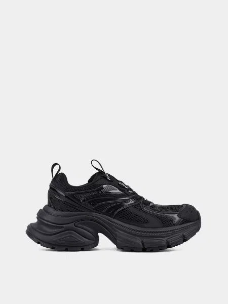 Кросівки MIRATON штучна шкіра чорний