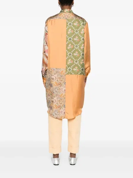 Cămașă Pierre-louis Mascia cu model floral portocaliu