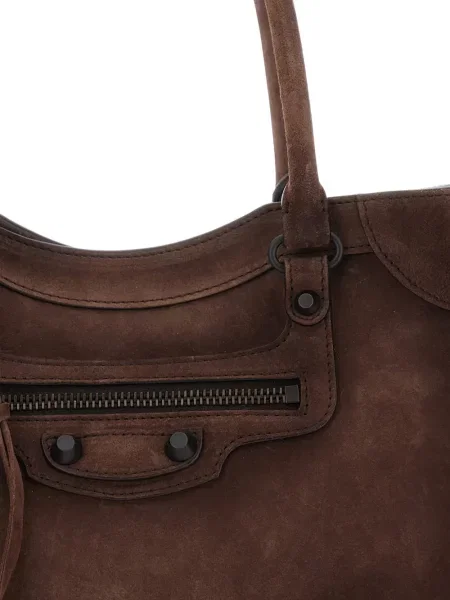 Geantă shopper Balenciaga maro