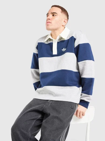 Adidas T-Shirt Rugby Shirt szara
