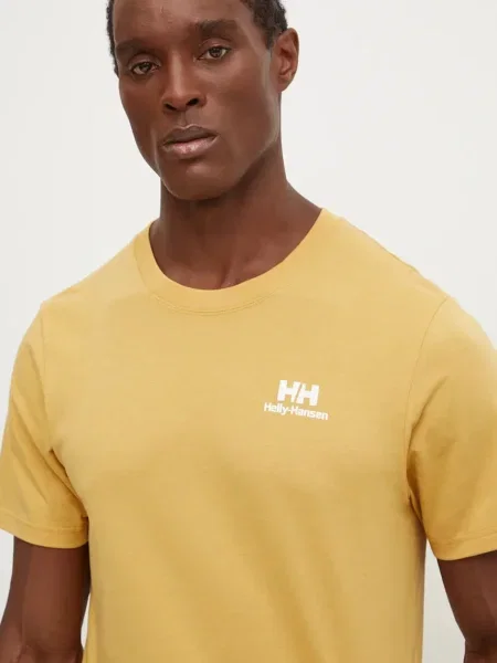 Helly Hansen тениска жълто
