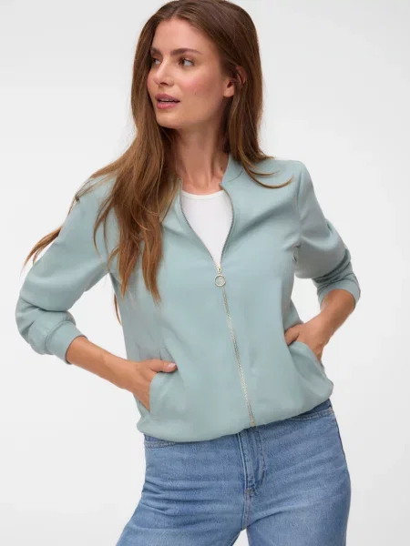 VERO MODA Geacă de primăvară-toamnă VMCOCO pastel albastru
