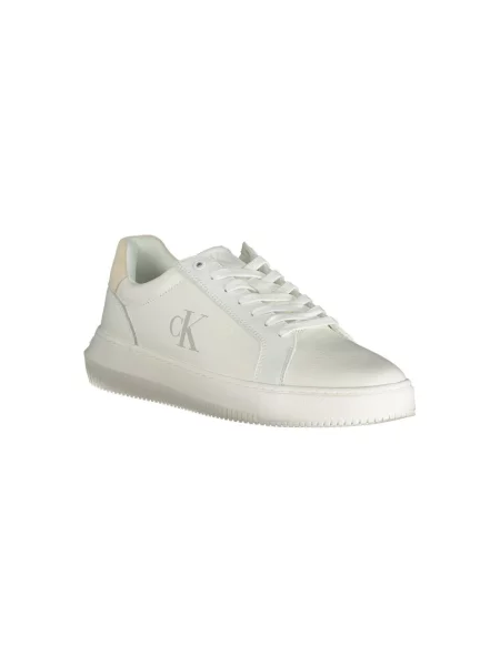 Trampki Calvin Klein Jeans skórzane chunky białe