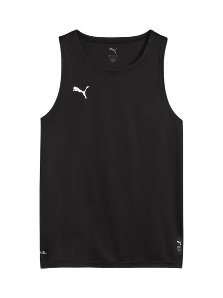 PUMA Tricou funcțional Teamjaws Starter negru alb