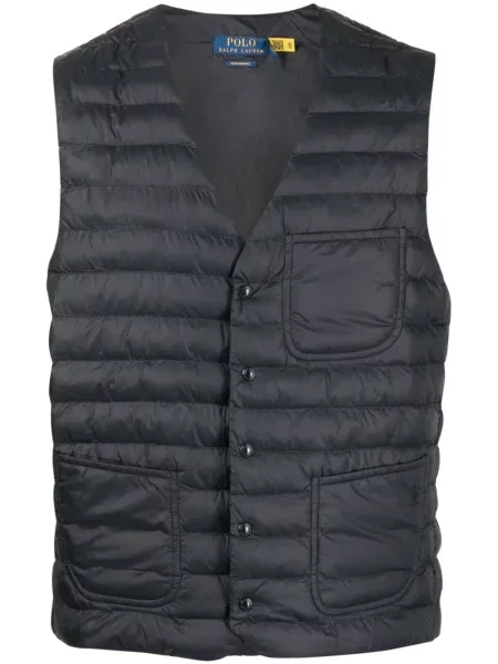 Samt plisirane cargo hlače Polo Ralph Lauren karirane crna