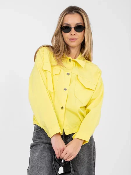 Kurtka jeansowa Rue Paris szara