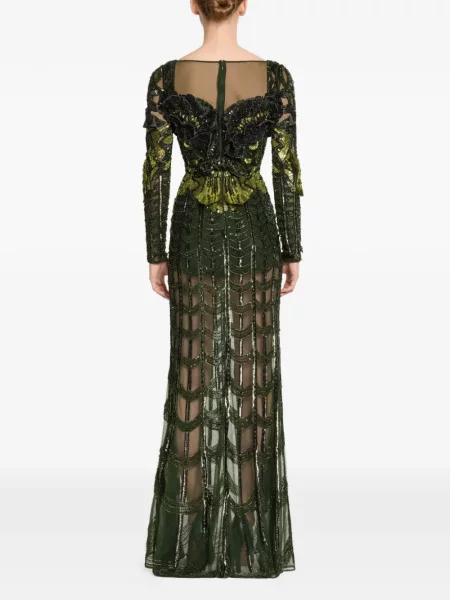 Rochie maxi Elie Saab verde