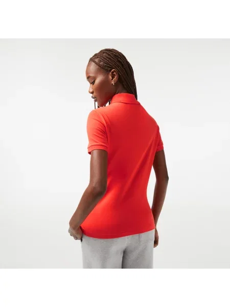 Поло Lacoste красное