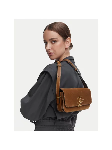 TOMMY HILFIGER Válltáska karamell bézs