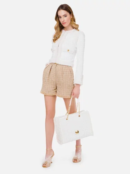 Шорти Elisabetta Franchi бежеві