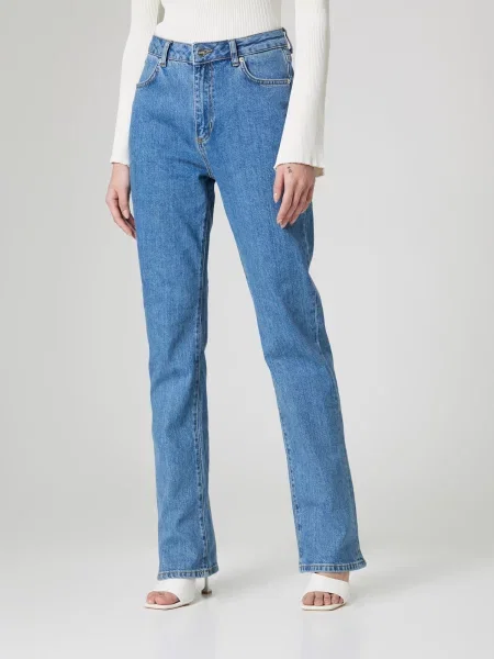 RÆRE by Lorena Rae Jeans denim albastru