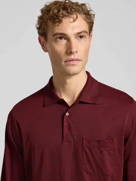 Koszulka polo o kroju regular fit z mieszanki bawełny Ragman