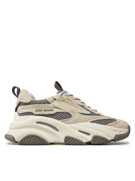 Steve Madden Sneakersy Possession-E Hnedá béžová