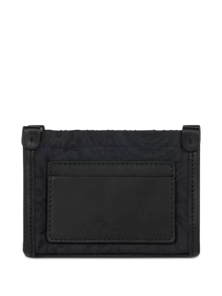 Geantă Etro din piele cu model paisley albastru