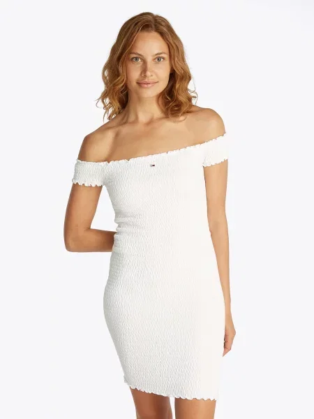 Tommy Jeans Rochie alb