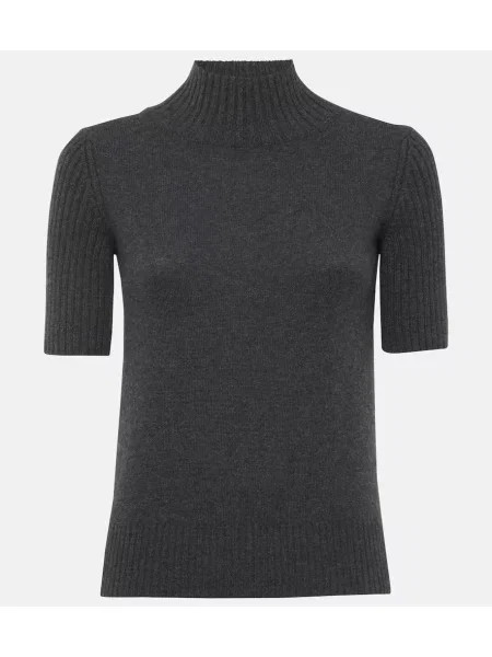 Pulover Khaite din cașmir gri