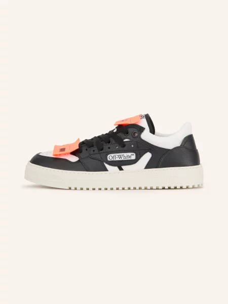 Off-White Sneakersy Court schwarz białe