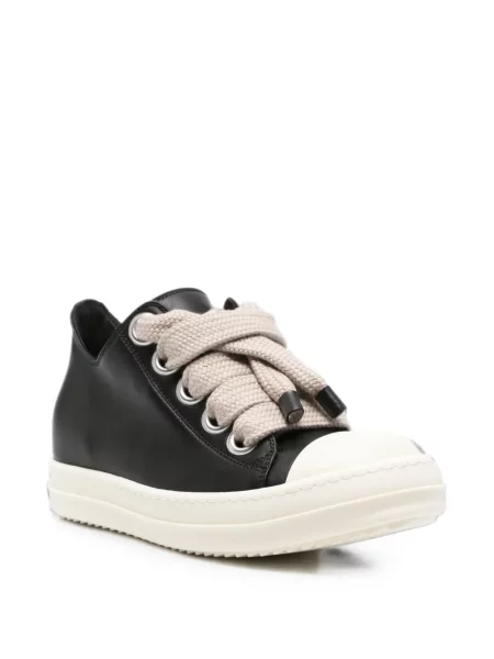 Кожени маратонки Rick Owens черно