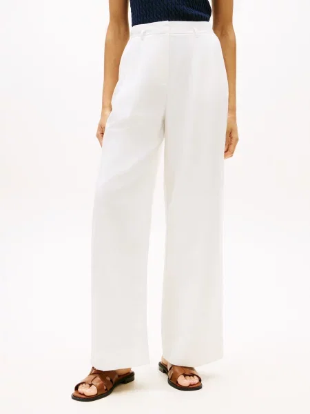 TOMMY HILFIGER Pantaloni cutați alb