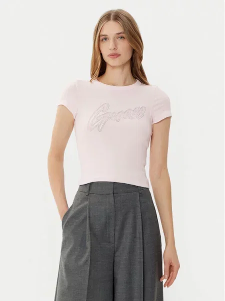 Guess T-Shirt różowy
