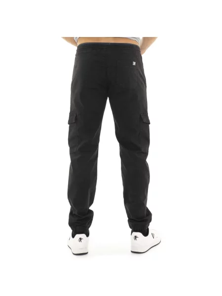 Pantaloni cargo Leone 1947 negru