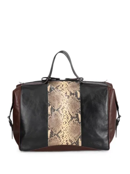 Geantă Dries Van Noten din piele negru