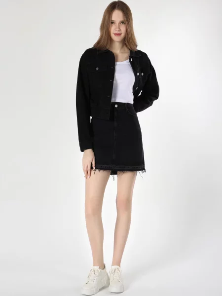 Спідниці Colin’s джинс комбінований верх