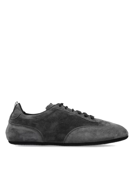 Sneakerși Max Mara cu autograf gri