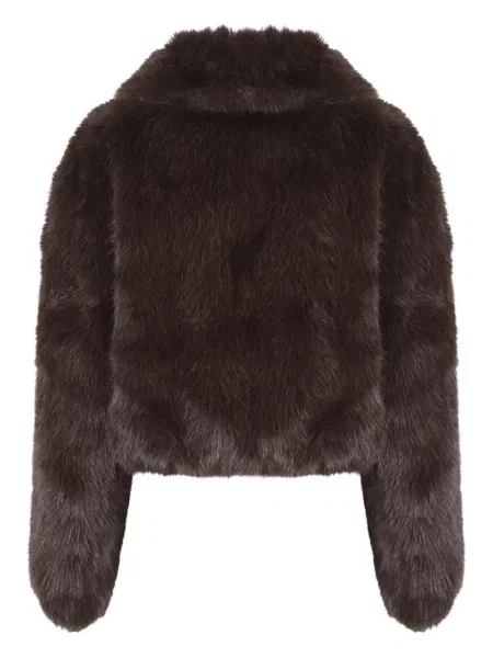 Blană artificială geacă The Frankie Shop maro