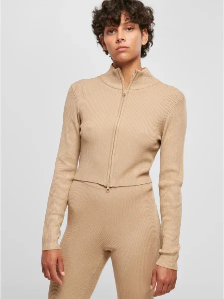 Urban Classics Geacă tricotată bej