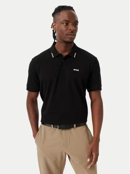 Polo majica Boss crna