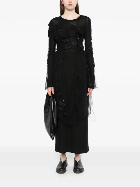 Яке Yohji Yamamoto с дантела черно