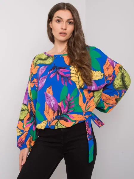 Bluză Fashionhunters albastru