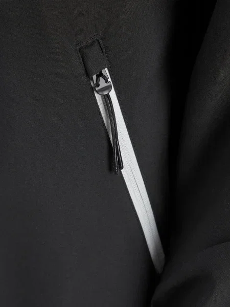 JACK & JONES Prechodná bunda Flit čierna biela