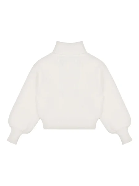 Sweter dziecięcy Moschino biały