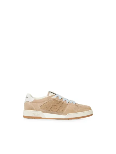Sneakersy Fendi zamszowe beżowe