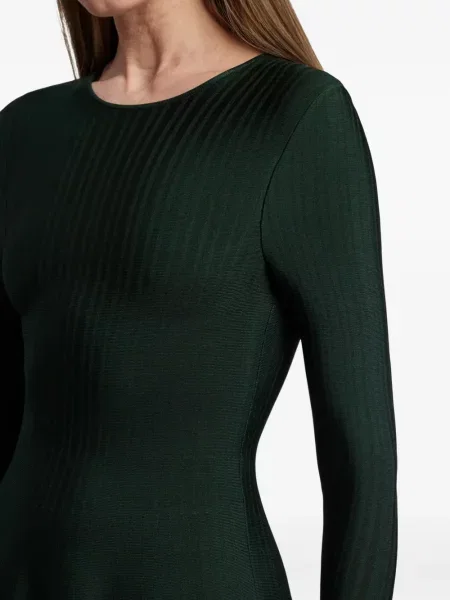 Костюм макси рокля Ralph Lauren Collection до коляното зелено