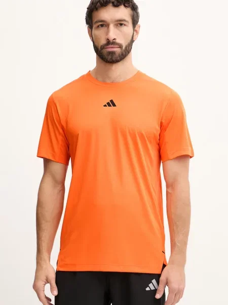 ADIDAS PERFORMANCE Tricou funcțional POWER / negru portocaliu
