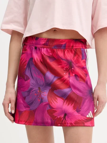 Adidas fustă x Farm Rio roz