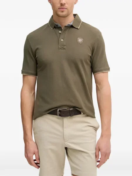 Tricou polo Blauer cu autograf verde