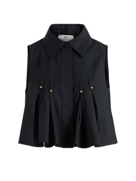 Koszula Elisabetta Franchi bez rękawów czarna