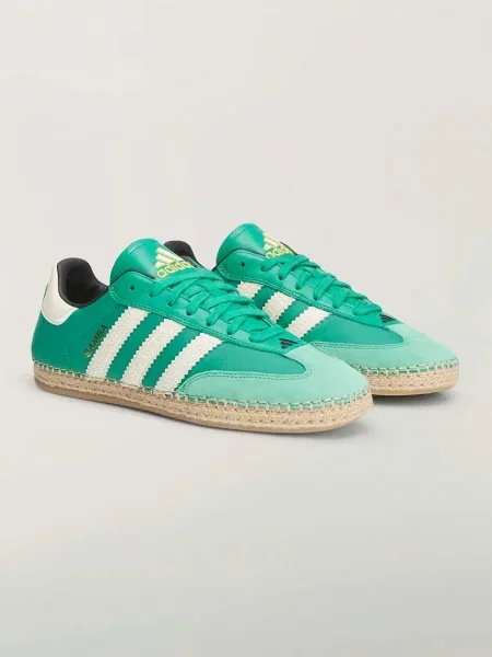 Sneakersy Adidas Originals skórzane zielone