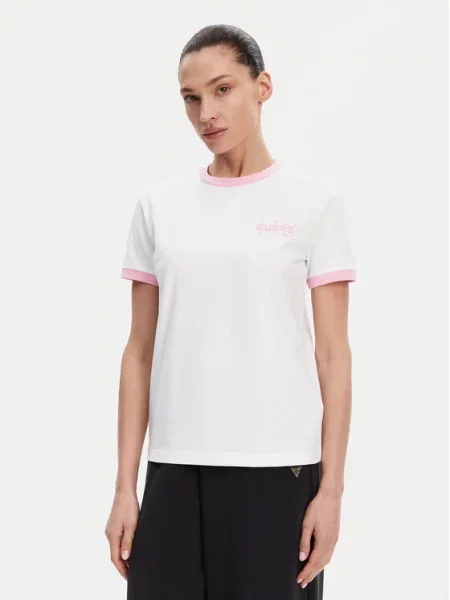 T-Shirt Guess λευκό