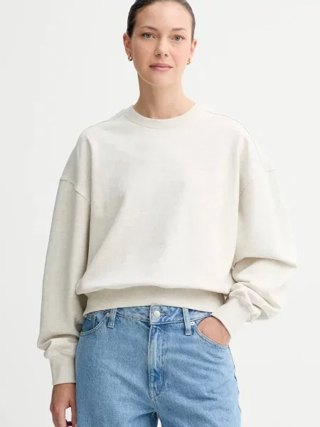 Суитчър Calvin Klein с апликация бежово