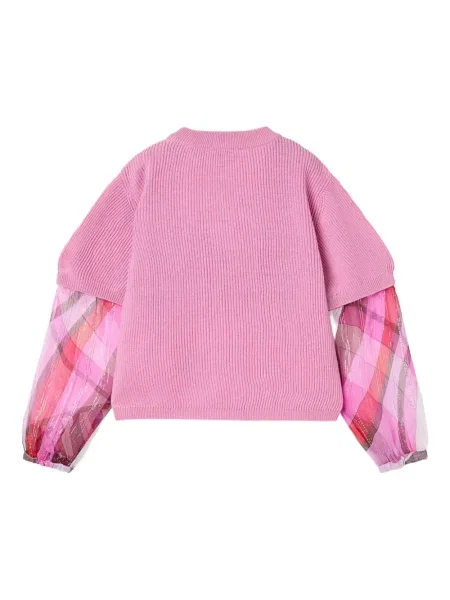 Sweter dziecięcy Pucci różowy