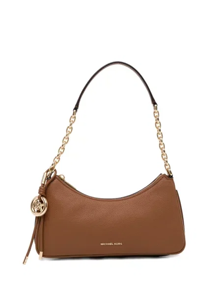 Colier Michael Kors din piele maro