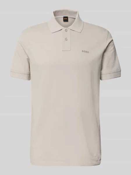 Polo Boss Prime krótki rękaw L beżowy