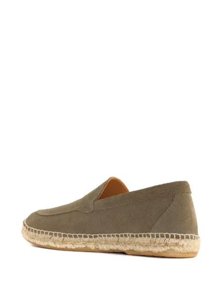 Pantofi loafer Abarca din piele de căprioară verde