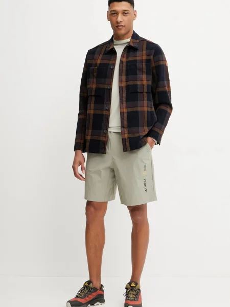 Fjallraven kurtka koszulowa Singi Flannel Overshirt M przejściowa granatowy